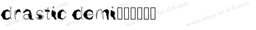 drastic demi字体转换